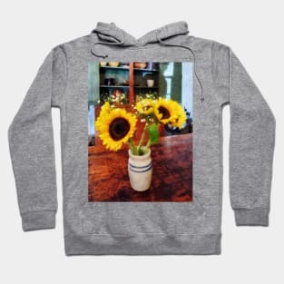 Sunflowers - Vase of Sunflowers Hoodie